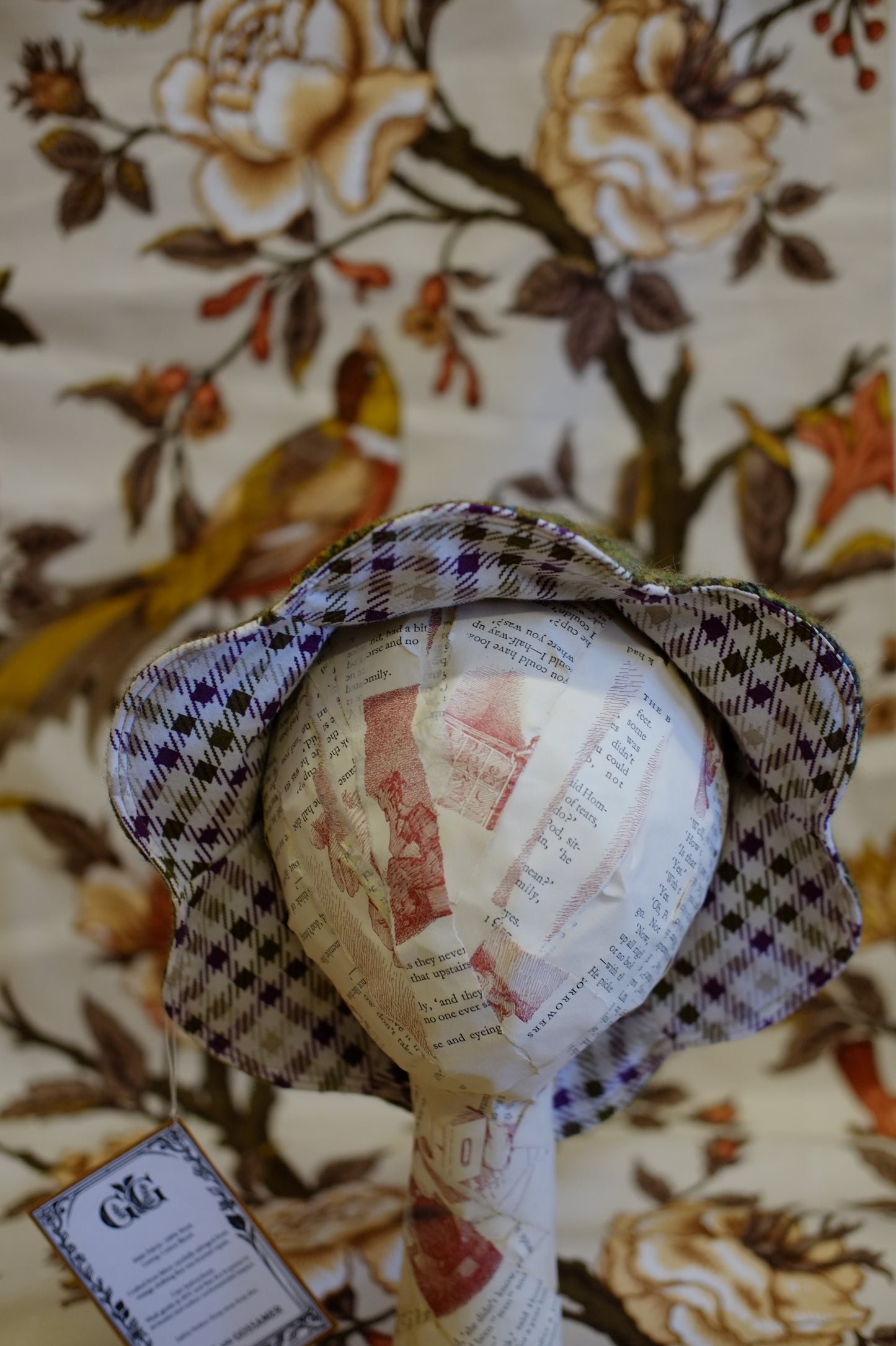 Moss and Heather Wool Hat