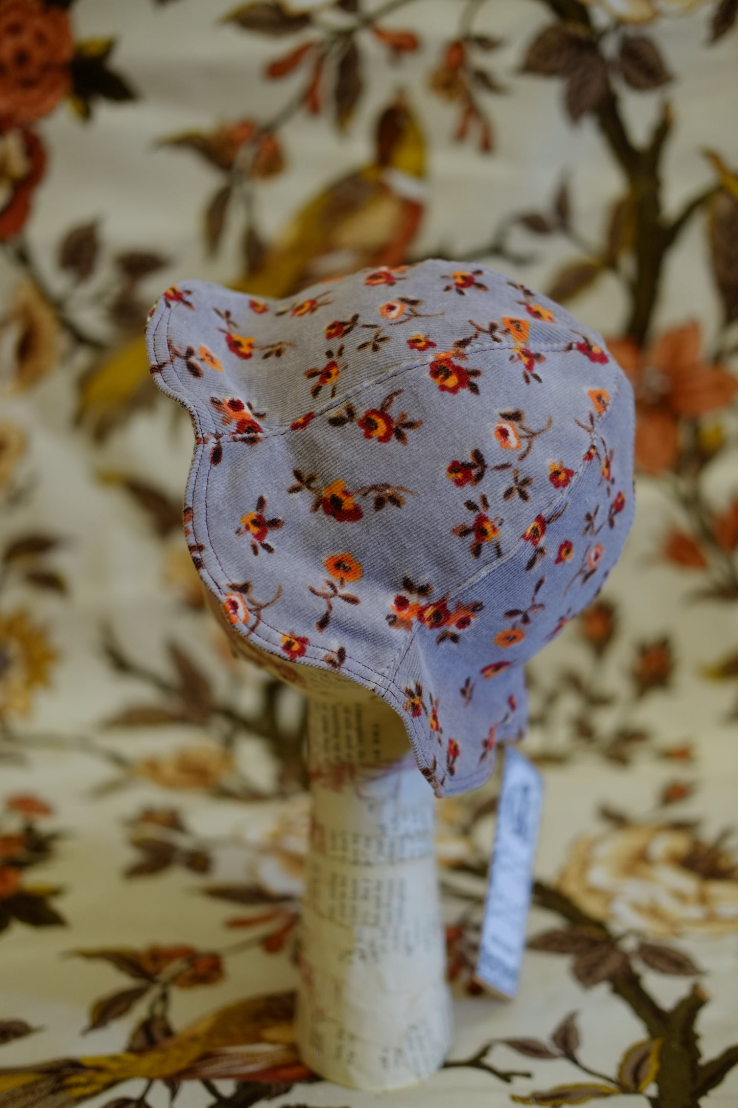 Autumn Bloom Corduroy Hat