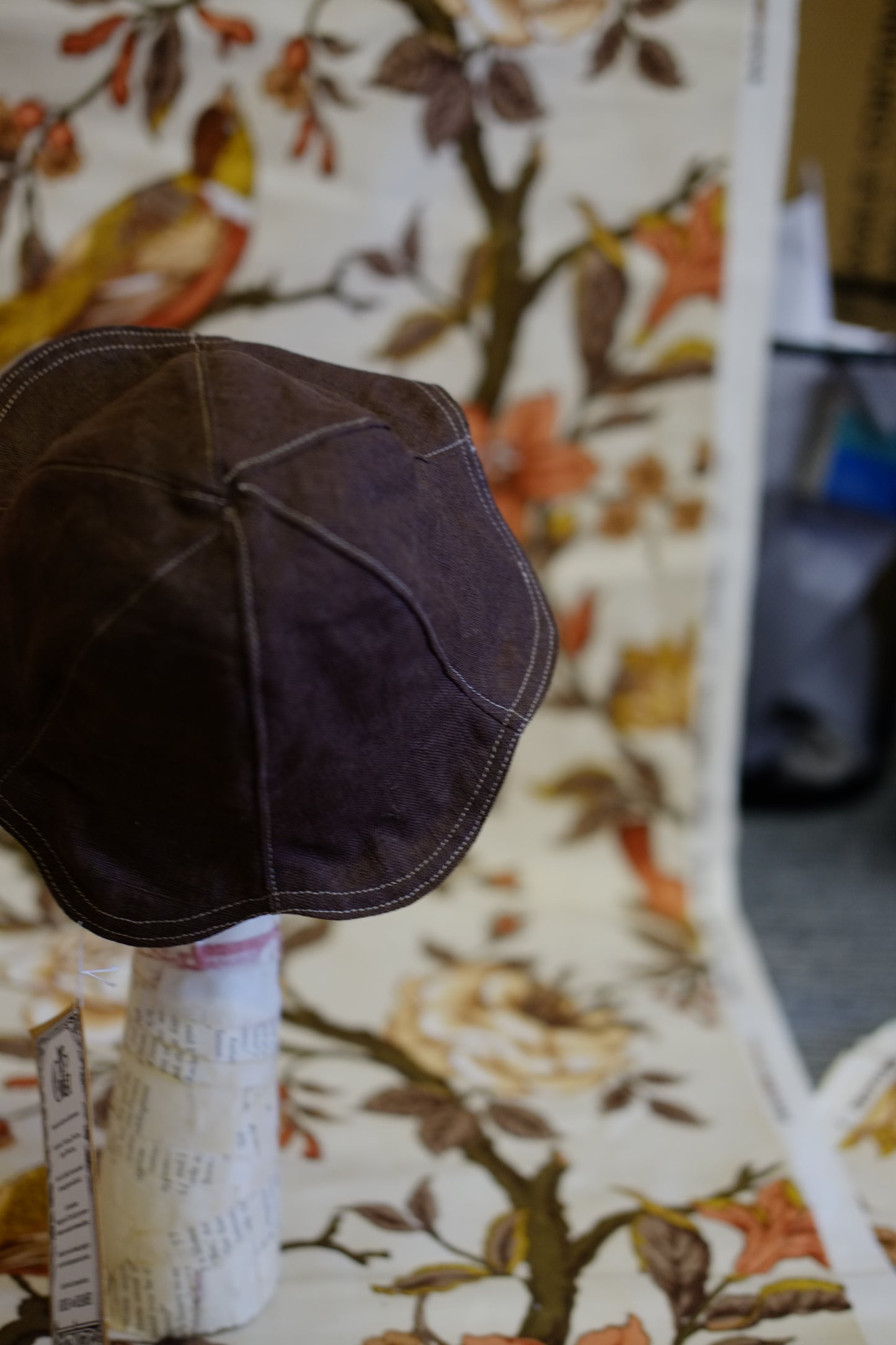 Woodland Bloom Linen Hat