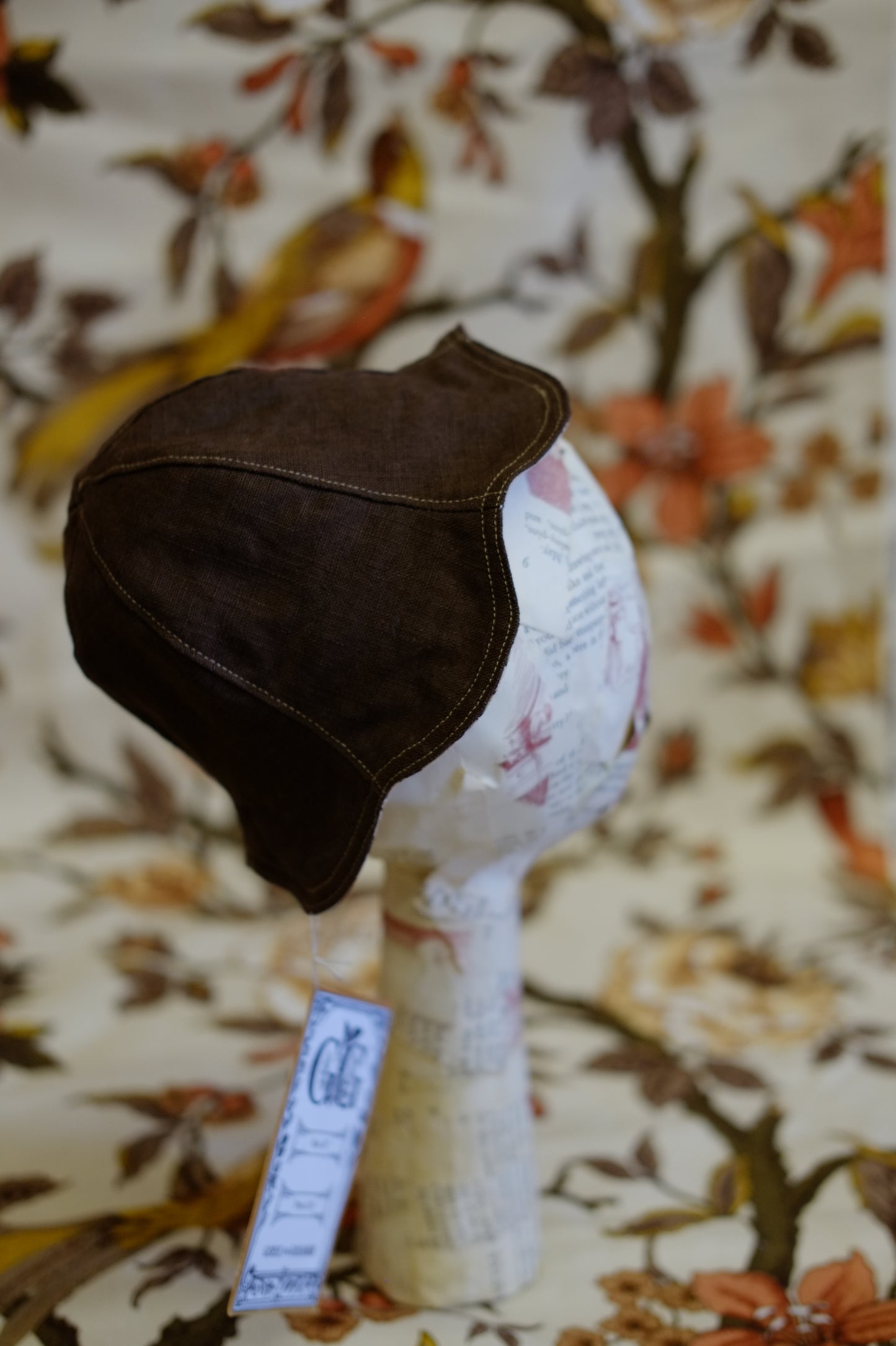 Woodland Bloom Linen Hat